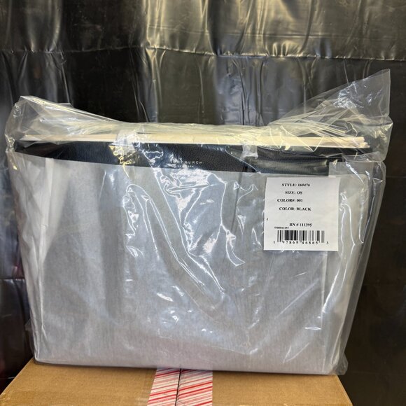 Tory Burch Perry Large Leather Tote – Black - Picture 8 of 10